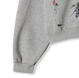 Land Stars and Stripes Two-Way Semi-Crop Hooded Zip-Up