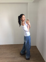 シーポケットストレートデニム(1color)
