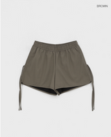[MADE] Heldy Ribbon Fleece Banding Shorts