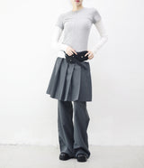 Kendall color block short-sleeved layered t-shirt