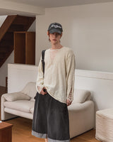 Sponge Grunge Damaged Knit