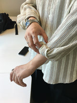 Shua Seersucker Stripe Shirt 2C
