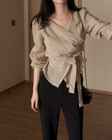 Anna Wrapped Blouse