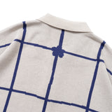 ROUGH KNIT POLO(Brown)