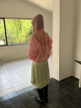  satin lace skirt 