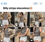 ビリー ストライプ スリーブレス