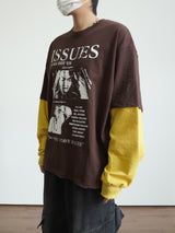 ISSUES Layered Over Long Sleeve T-Shirt 3C