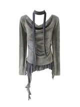 Mystic Layered Asymmetric Drape Tee