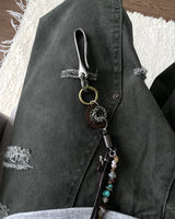 Crow Beads Keyring