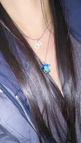 Trippy mushroom necklace.05 (2color)
