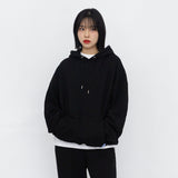 SNOW PLUM BLOSSOM HOODIE (BLACK)
