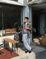 No.1312 LU check half SHIRT