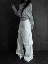 shine studded cotton pants (2color)
