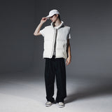 BOLDEST GOOSE PADDED VEST-WHITE