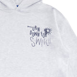 ターンダウンフードスウェット半袖Tシャツ(UNISEX)_SYS3TS07LG