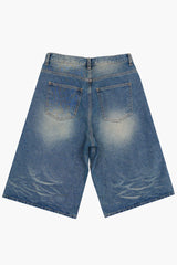 Brann denim bermuda pants