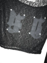 パッチレースクロップトップ (3 color)