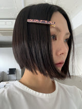 スリックレオパードヘアピン (2color)