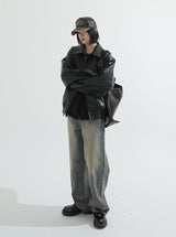 NY LC pigment denim ball cap