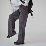 [made/free.xl] [Hobin] Layered Skirt Parasuit Pants Set - 4 colors