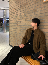 ミーレ YKK スエード バイカー ジャケット