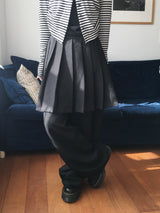 Formal Layered Pleated Skirt Pants (2c)