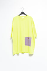 apple button check pocket top(2colors)