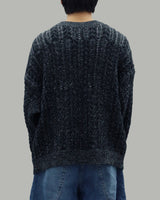 Ber Two-tone knit (Black)