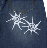 NOKIN SIDE DIRTY LOGO DENIM BANDING PANTS UNISEX