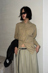 DOUBLE COLLAR SHIRT_BEIGE