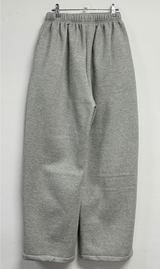 FLEECE/STRING❤FRONT POINT BALLOON PANTS 🤎🤍🖤🩶4COLOR