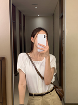 Weekly Wrinkle Shirring Blouse / 2 colors