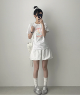 Line cover*pumpkin balloon miniskirt*pants