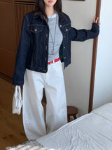 Mild Back Lace-Up Corset Balloon Wide Pants
