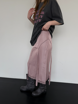 closet satin lace skirt 