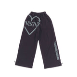nsn logo sweat pants -gray-