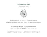[925 silver] Deux.silver.201 / ミニコートピアス (ゴールド)