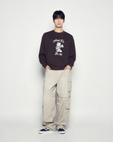 25FW AC BEAR WELCOME SWEATSHIRT DARK BROWN