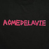 24FW TAPE TYPOGRAPHIC SHORT SLEEVE T-SHIRT BLACK
