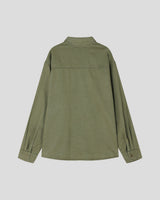 Drain Patch Work Shirt Jacket