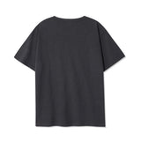 [ULKIN] MUGUNG インクブラーオーバーフィット半袖Tシャツ_チャコール
