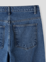 regular fit denim pants