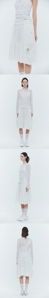 エンジェルバミューダパンツ white