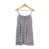 bead checkered dress
