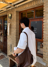 カチオニオンパッチポケット半袖シャツ