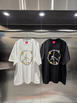 VENTIQUE ピースグラフィックTシャツ 2color