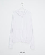 Hona Summer Loose Fit Cool Span Hood Zip-Up