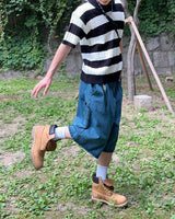ブリンカラーストライプニット
