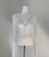 Neroni Hook Cardigan (White)