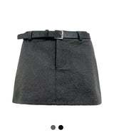Maven Belted Mini Skirt
